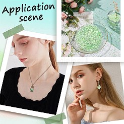 3 стиль прозрачный гальванический дробленый стеклянный крафт&nbsp;GLAA-SC0001-99C