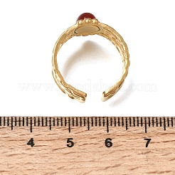 Anelli aperti con polsino in acciaio inossidabile 304&nbsp;RJEW-F213-02G