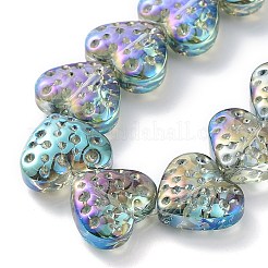 Гальванизируйте прозрачное стекло бисер нитей&nbsp;EGLA-R114-02A-FR03