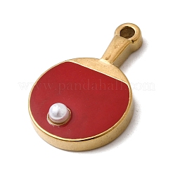 Colgantes de esmalte de acero inoxidable 304&nbsp;STAS-P454-08G-01