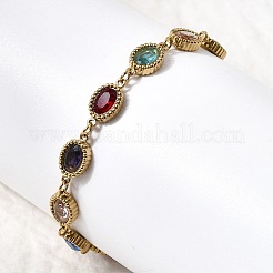 Браслеты-цепочки из нержавеющей стали 304 для женщин&nbsp;BJEW-A093-01B-G