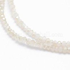 Стеклянные бусины с гальваническим покрытием &nbsp;EGLA-J144-HR-C05