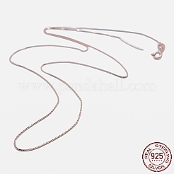 Colliers avec chaîne en 925 argent sterling&nbsp;STER-F039-40cm-05RG