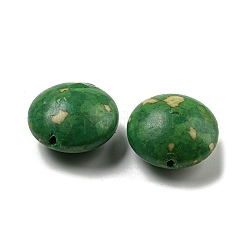 Окрашенные синтетические бирюзовые бусины&nbsp;G-B070-32A