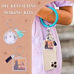 32 шт. 4 стиля акриловый брелок&nbsp;KEYC-TA0001-29