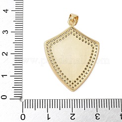 Ottone micro spianare pendenti zirconi&nbsp;KK-P293-23G