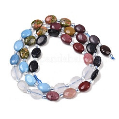 Colliers de perles en cristal de quartz naturel&nbsp;G-Z135-A11