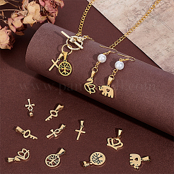 16 шт. 8 стиля подвески из нержавеющей стали 304&nbsp;STAS-PH0006-23