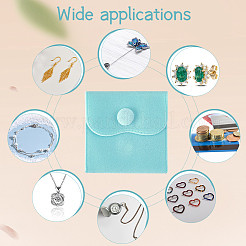 10шт бархатные мешочки для украшений&nbsp;AJEW-NB0005-66E