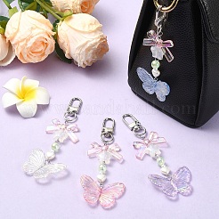 Бабочка бант акриловый кулон украшение&nbsp;HJEW-YW00034-01