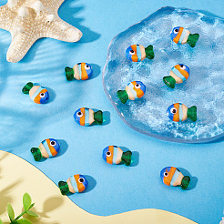 12шт ручной работы бусины лэмпворк&nbsp;LAMP-TA0001-74A