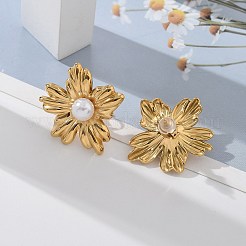 Серьги-гвоздики из нержавеющей стали 304&nbsp;EJEW-Z084-05G-03