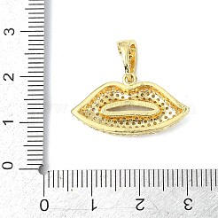 Pendentifs en laiton zircon cubique transparent&nbsp;KK-H270-03G
