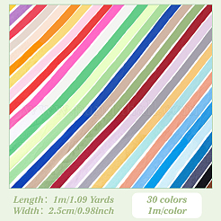 30 шт. нейлоновых лент 30 цветов&nbsp;SRIB-ME0001-18C