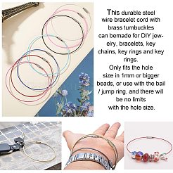Stahldraht Armband Schnur DIY Schmuckherstellung&nbsp;TWIR-PH0001-01