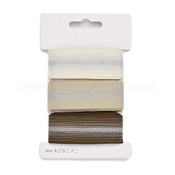 Ruban polyester 9 yards 3 styles&nbsp;SRIB-A014-K07