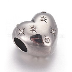 Cuentas europeas de acero inoxidable 304&nbsp;OPDL-L013-20C