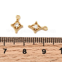 Латунные микро проложить кубического циркония подвески&nbsp;KK-P340-28G