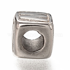 Perles européennes en acier inoxydable 304 résistant au ternissement&nbsp;OPDL-L020-001W