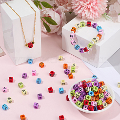 300 шт. Непрозрачные акриловые бусины&nbsp;OACR-SC0002-68