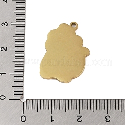 201 Edelstahlanhänger&nbsp;STAS-C095-10G
