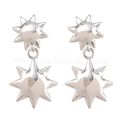 Orecchini pendenti in acciaio inossidabile 304 per donna&nbsp;LS-EJEW-F406-01P