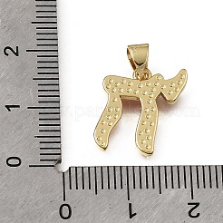 Messing-Emaille-Anhänger&nbsp;KK-C262-04G-01