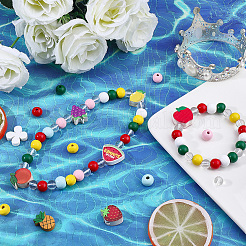 Kit fai da te per realizzare braccialetti di frutta&nbsp;DIY-BM0001-18