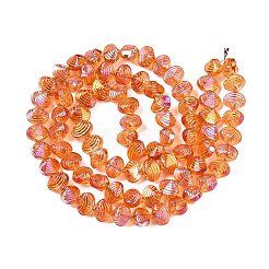 Стеклянные бусины с гальваническим покрытием &nbsp;EGLA-T021-11D