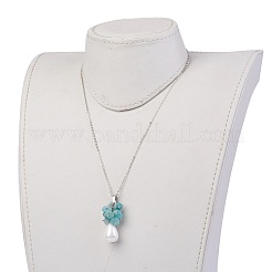 Set di gioielli di amazzonite naturale&nbsp;SJEW-JS00997-03