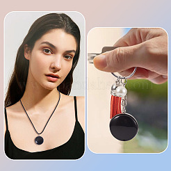10 pz 304 ciondolo cabochon in acciaio inox&nbsp;DIY-TA0015-76A