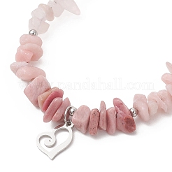 Braccialetto di perline di pietre preziose miste naturali&nbsp;BJEW-JB12976-03