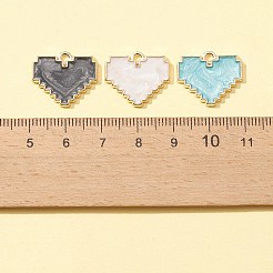 20шт 5 цвета светлые позолоченные подвески из сплава с эмалью&nbsp;ENAM-FS0001-37