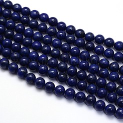 Lapis naturali tinti lazuli perle tonde fili&nbsp;G-O047-06-12mm