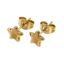 Ohrstecker aus 304 Edelstahl für Damen&nbsp;EJEW-G459-01D-G