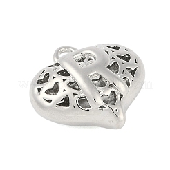 Pendentifs creux en laiton pour la Saint-Valentin&nbsp;KK-M289-03R-P