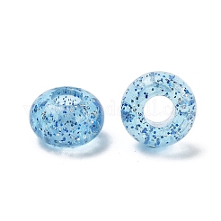 Perles européennes en acrylique transparente&nbsp;TACR-P009-A01-09