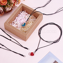 15шт регулируемые вощеные шнуры для изготовления ожерелий&nbsp;NJEW-HY0001-07