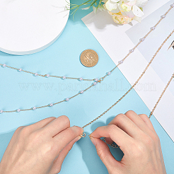 2 шт. 2 стиля цинковый сплав с АБС имитацией жемчуга цепочка для тела для женщин&nbsp;AJEW-HY0002-12