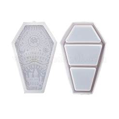 Moldes de caja de almacenamiento de silicona diy para ataúd de Halloween&nbsp;SIMO-PW0015-31A