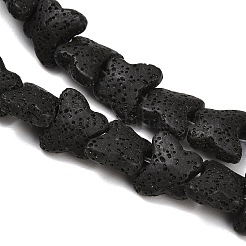 Бусы из натуральной лавы&nbsp;G-G347-02N