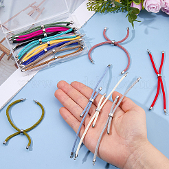 14 bracelet en cordon torsadé en nylon bicolore&nbsp;MAK-DC0001-02
