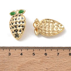Pendientes de botón esmaltados de acero inoxidable 304&nbsp;SA-CBA46AF-10G