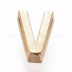 Ciondoli con zirconi cubici in micro zircone d'ottone placcato oro&nbsp;ZIRC-L075-61V-G