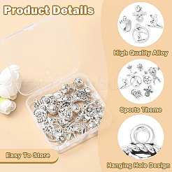 30шт 10 стиля подвески из цинкового сплава в тибетском стиле&nbsp;FIND-YW0006-56