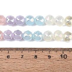 Hilos de cuentas de vidrio opacas y transparentes&nbsp;EGLA-Q135-8MM-A02