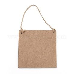 Cartello di benvenuto appeso alla porta di legno di halloween&nbsp;HJEW-Z002-01B