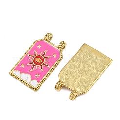 Подвески из нержавеющей стали 304 с эмалью&nbsp;STAS-P415-06G-02