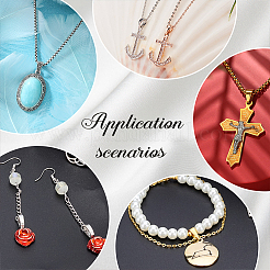 100 шт. 2-цветная стойка с латунным покрытием&nbsp;KK-GA0001-37