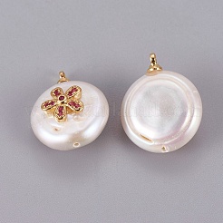 Подвески из натурального пресноводного жемчуга&nbsp;PEAR-F008-47G